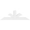 Ekena Millwork Richland Architectural Grade PVC Gable Bracket, 48"W x 16"H x 4"D x 4"F, 8/12 Pitch GBP048X16X0404RIC00 - alternate 2